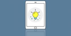 mobile app article, paid search infographic