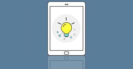 mobile app article, paid search infographic