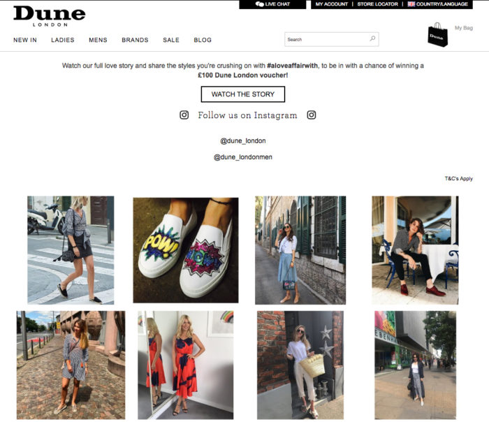 user generated content