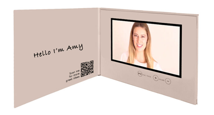 direct mail video postcard